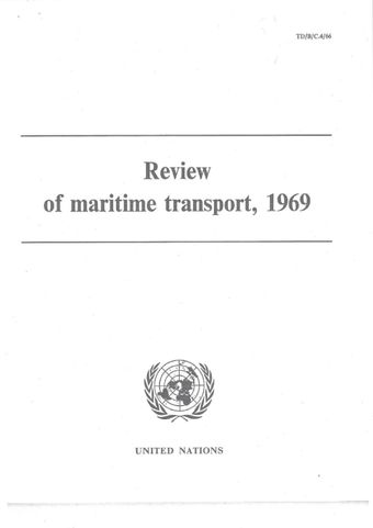 image of Review of Maritime Transport 1969