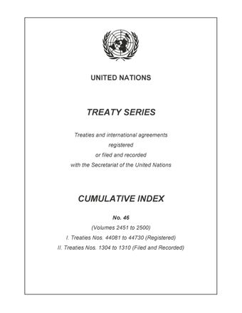 image of Treaty Series Cumulative Index No. 46