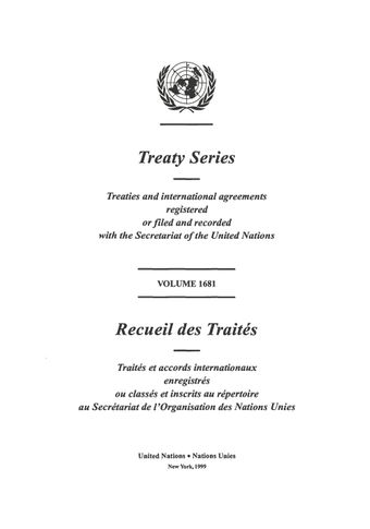 image of Treaty Series 1681