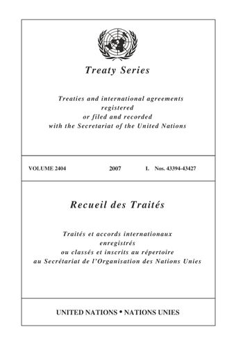 image of Treaty Series 2404