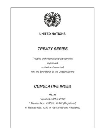 image of Treaty Series Cumulative Index No. 51