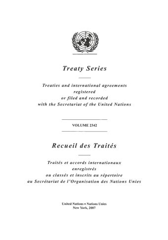 image of Treaty Series 2342