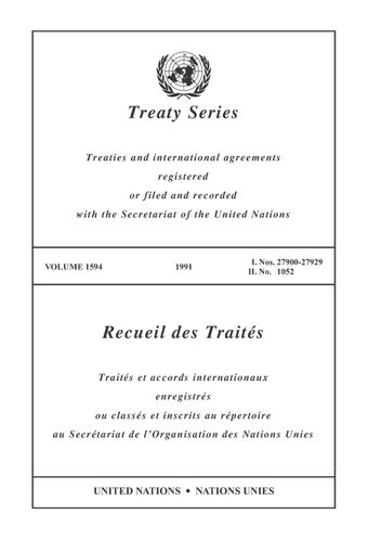 image of Treaty Series 1594