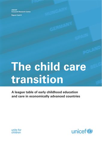 image of The Child Care Transition