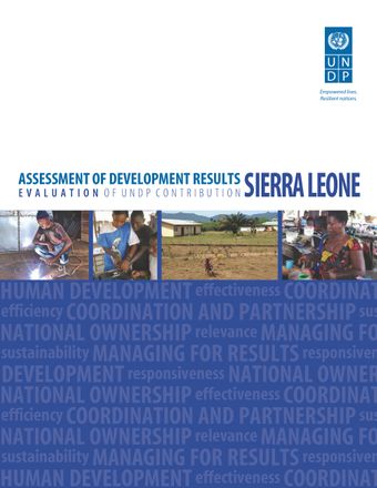 image of Assessment of Development Results - Sierra Leone