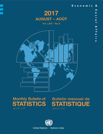 image of Monthly Bulletin of Statistics, August 2017