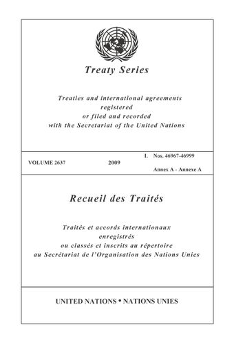 image of Treaty Series 2637
