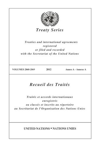 image of Treaty Series 2868 - 2869
