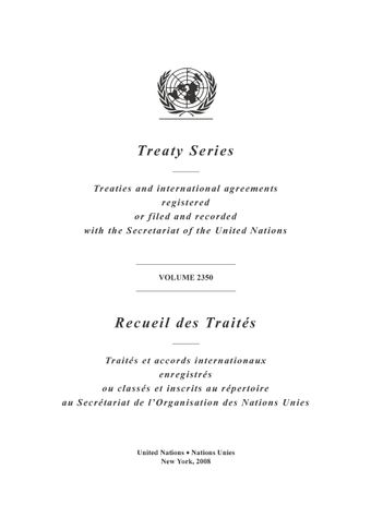 image of Treaty Series 2350