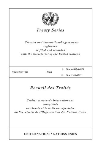 image of Treaty Series 2510