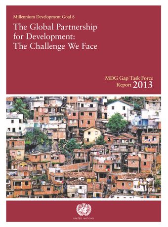 image of Millennium Development Goals (MDG) Gap Task Force Report 2013