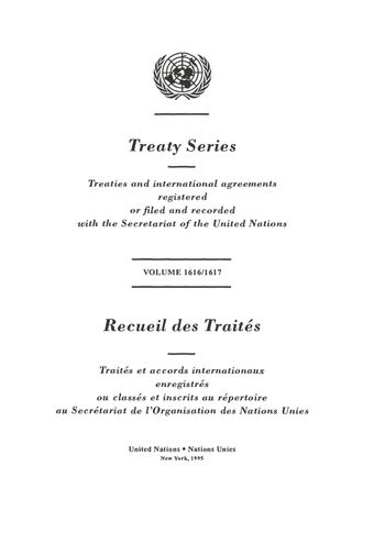 image of Treaty Series 1616/1617