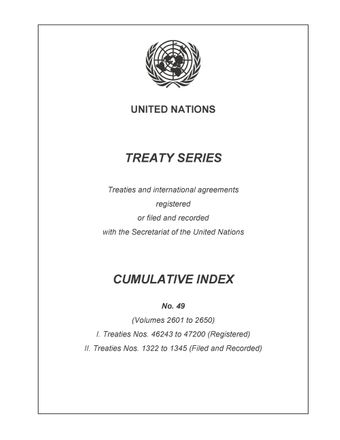 image of Treaty Series Cumulative Index No. 49