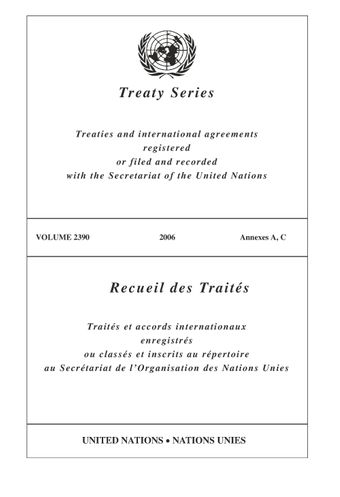 image of Treaty Series 2390