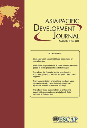 Asia-Pacific Development Journal, June 2015
