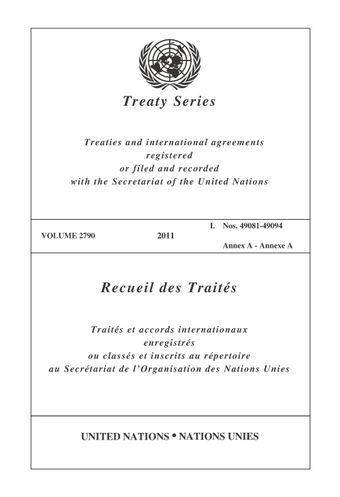 image of Treaty Series 2790