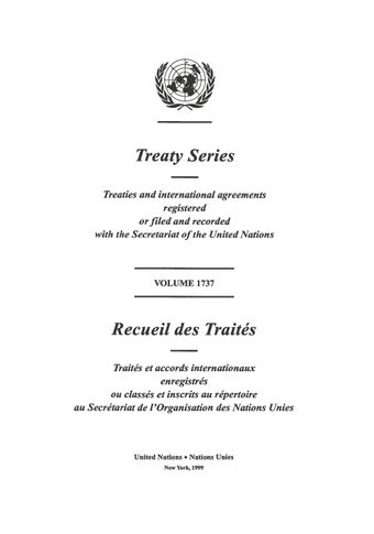 image of Treaty Series 1737