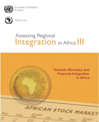 image of Assessing Regional Integration in Africa III