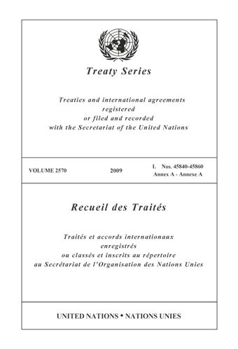 image of Treaty Series 2570