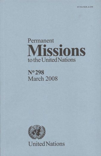 image of Permanent Missions to the United Nations, No. 298