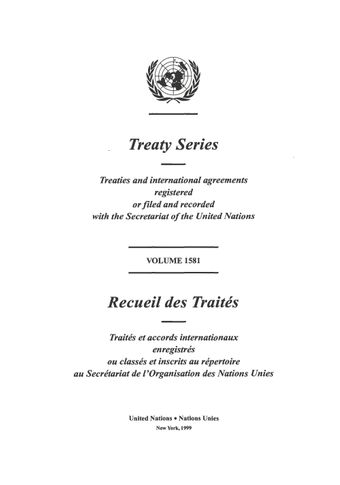 image of Treaty Series 1581