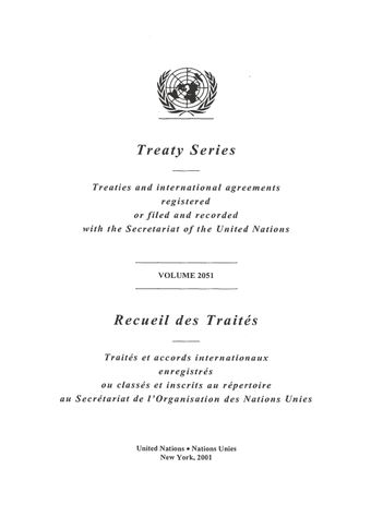 image of Treaty Series 2051