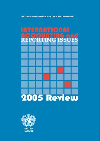 image of International Accounting and Reporting Issues - 2005 Review