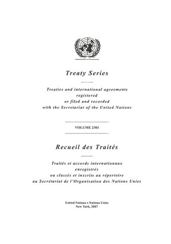 image of Treaty Series 2301