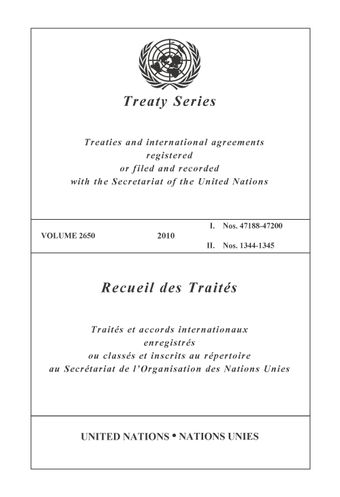 image of Treaty Series 2650