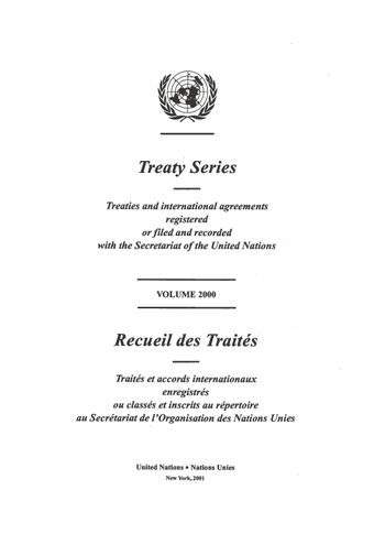 image of Treaty Series 2000
