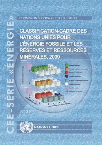 image of Classification-cadre des Nations Unies pour l'énergie fossile et les réserves et ressources minérales 2009