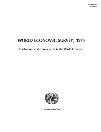 image of World Economic Survey 1975