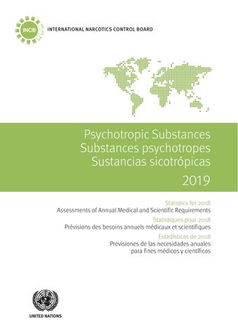 image of Sustancias sicotrópicas 2019