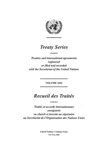 image of Treaty Series 1654