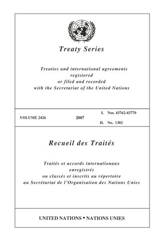 image of Treaty Series 2426
