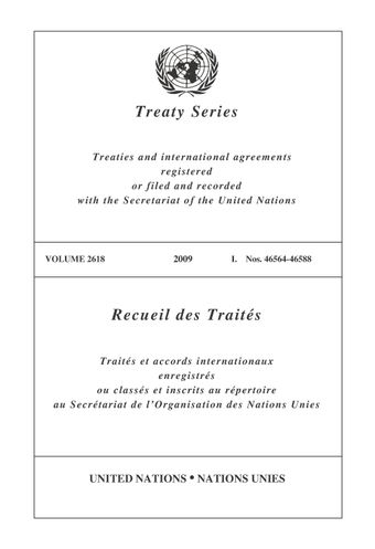 image of Treaty Series 2618