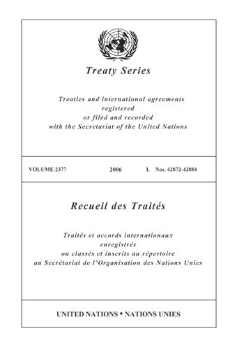 image of Treaty Series 2377