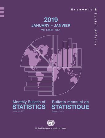 image of Monthly Bulletin of Statistics, January 2019