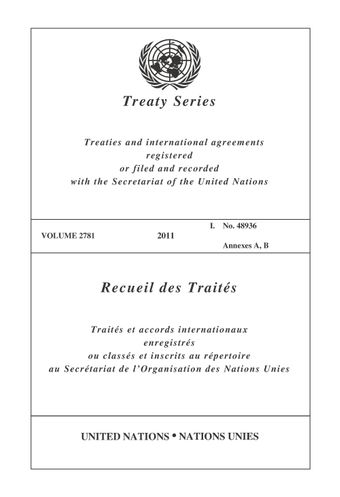 image of Treaty Series 2781