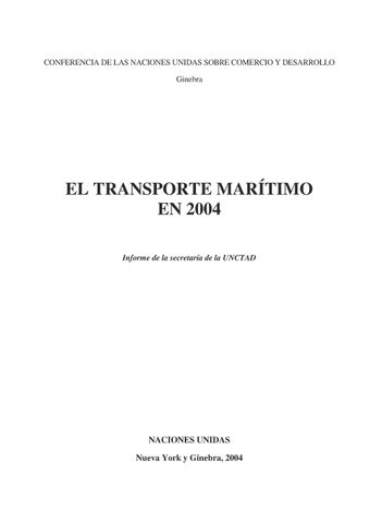 image of El Transporte Marítimo en 2004