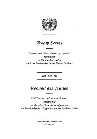 image of No. 16198. Convention Internationale sur la sécurité des conteueurs (CSC). Conclue à Genève le 2 Décembre 1972