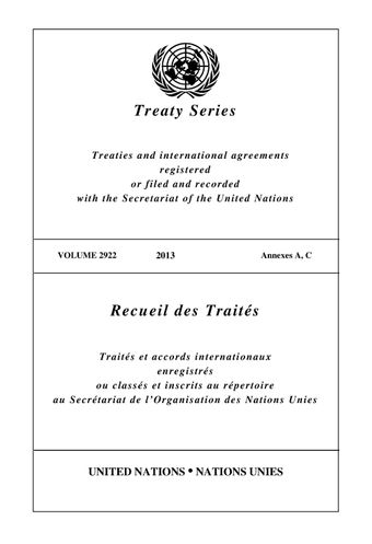image of Recueil des traités 2922