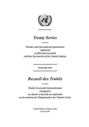 image of Treaty Series 1597