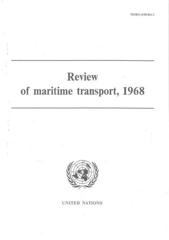 image of Review of Maritime Transport 1968
