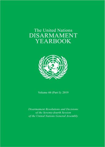 image of United Nations Disarmament Yearbook 2019: Part I