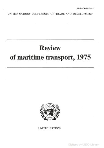 image of Review of Maritime Transport 1975