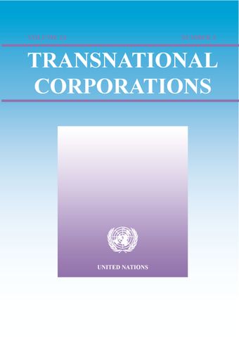 Transnational Corporations, August 2015