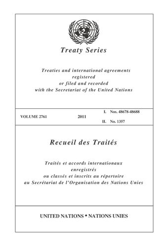 image of Treaty Series 2761