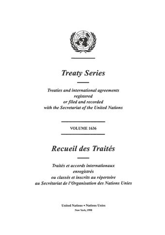 image of Treaty Series 1636