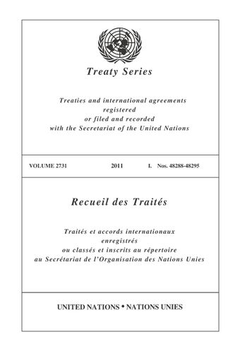 image of Recueil des Traités 2731